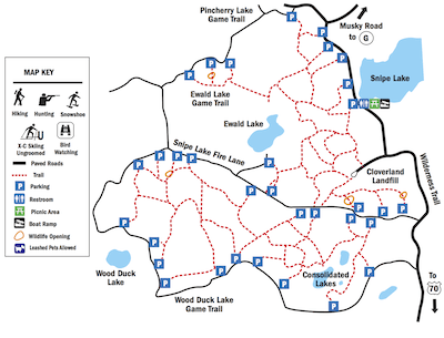 Snipe Lake & Ewald Lake Trails - Oneida Countyoneida County