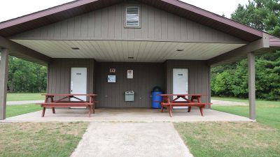 Three Eagle Trail public restrooms