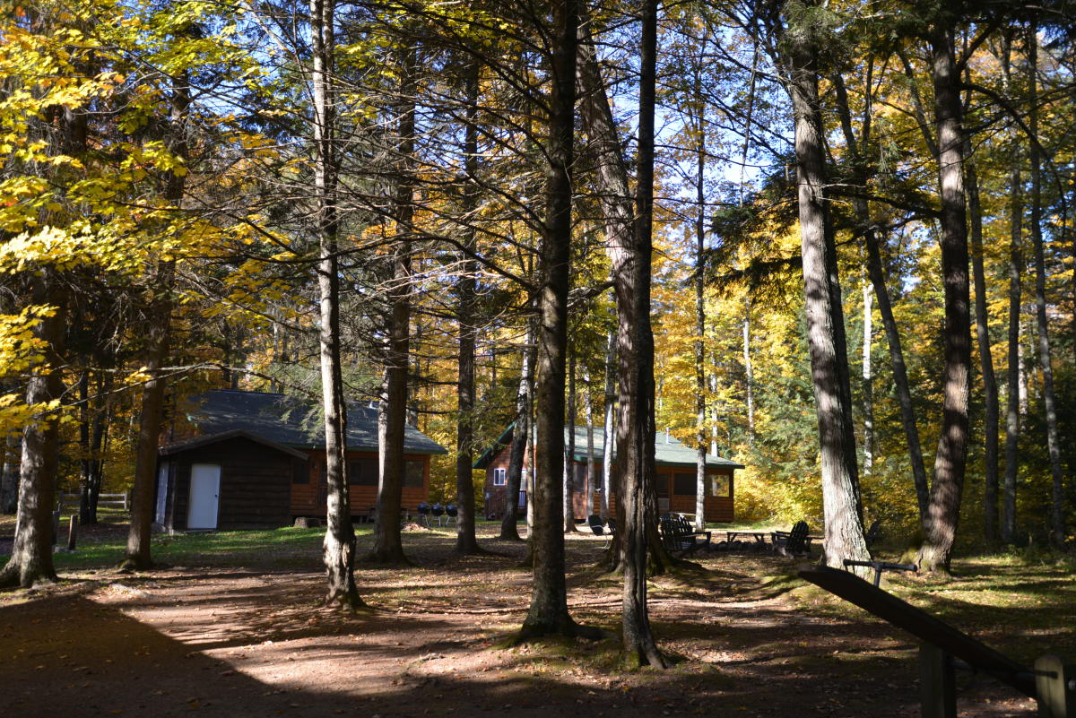 Cabin in the woods at Hide-A-Way Haven Resort