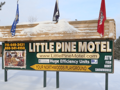 Little Pine Motel sign