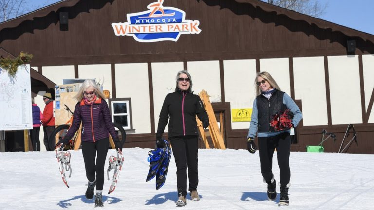 Related Article: Your guide to winter fun in Oneida County | Snowshoeing at Minocqua Winter Park Oneida County WI