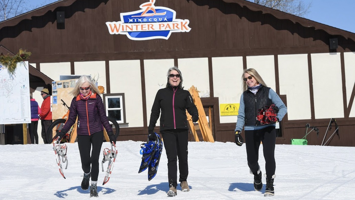 Spotlight: Your guide to winter fun in Oneida County | Snowshoeing at Minocqua Winter Park Oneida County WI