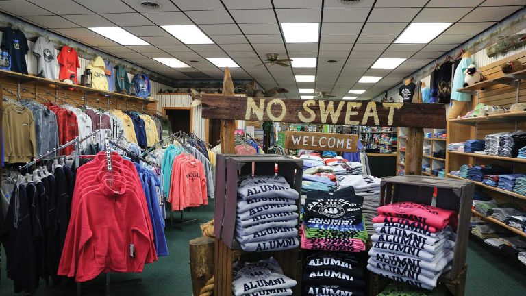 No Sweat Clothing inside shop
