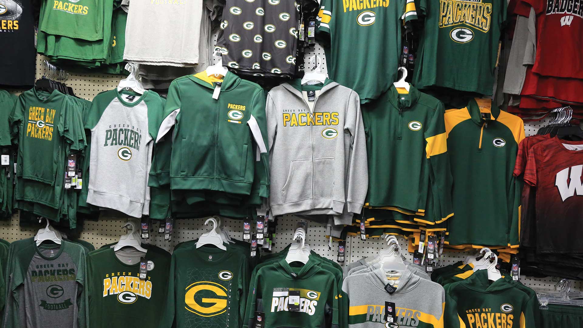 Packers gear on display