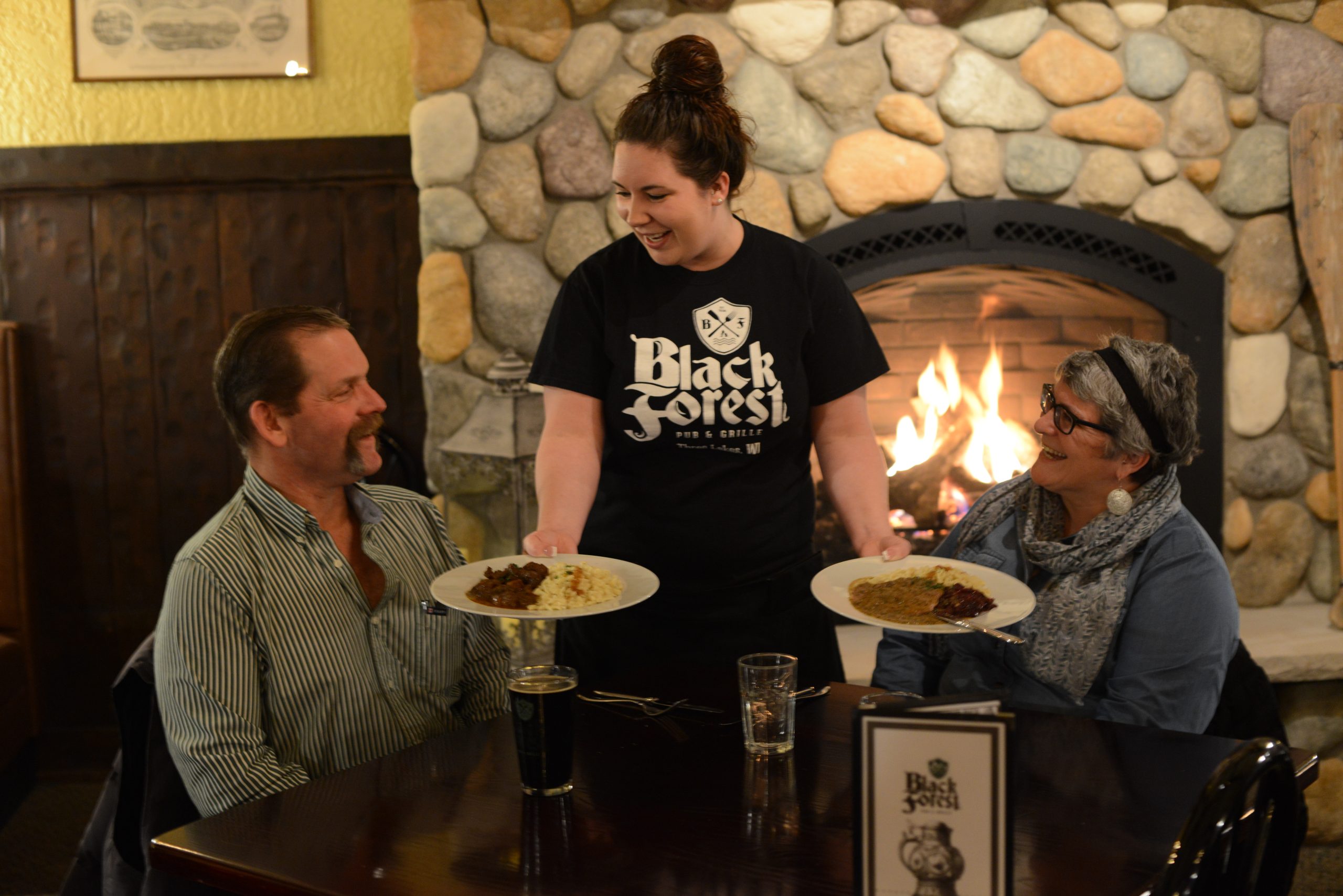 Discover trailside deliciousness in the Northwoods | Fireside dinner at the Black Forest Restaurant