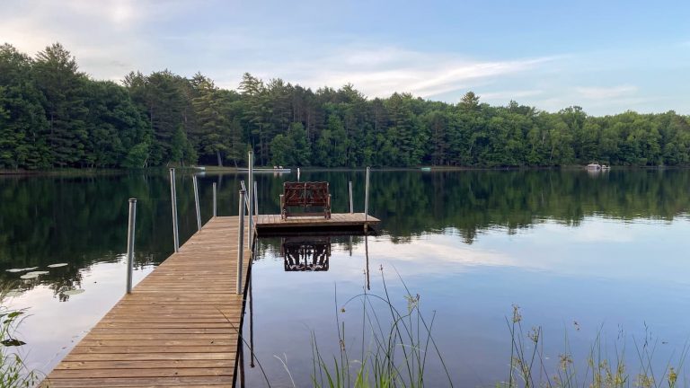 Related Article: Laid-back lakeside getaways | Lakeside view in Hazelhurst Oneida County Wisconsin