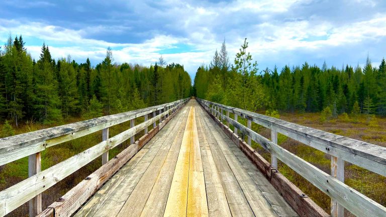 Related Article: Why you should visit Oneida County this spring | Bearskin State Trail trestle bridge Oneida County WI