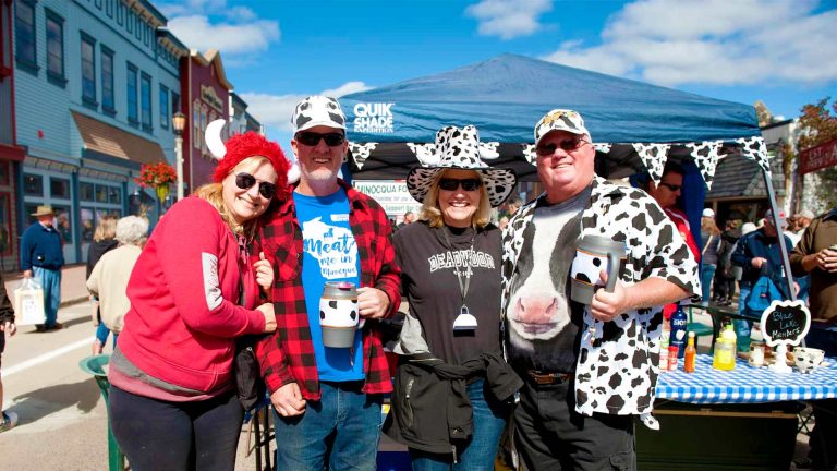 Related Article: Don’t miss these annual Oneida County events | Group of people in costume at Beef-A-Rama in Minocqua, WI