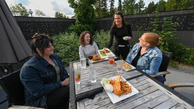 Related Article: Organic, locally sourced & ethnic dining options in Oneida County | Women dining at Clayton’s 1881 Room in Three Lakes Oneida County WI