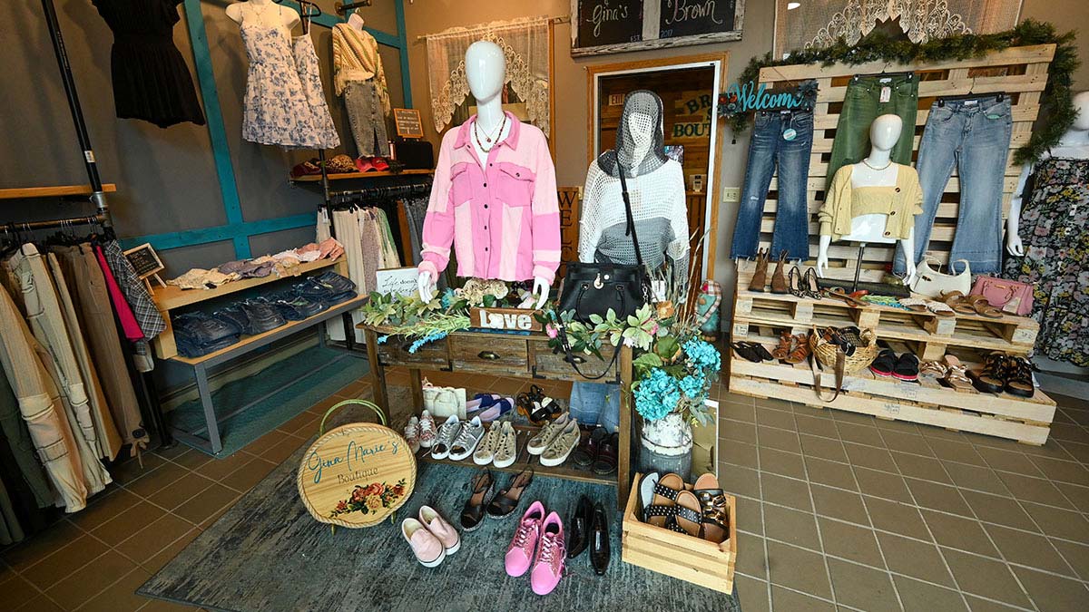 Plan Your Summer Vacation to Oneida County | Merchandise on display at Broom Street Boutique